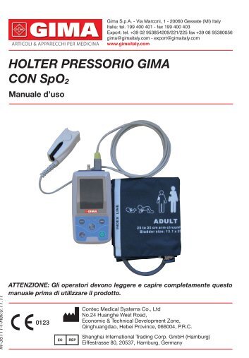 HOLTER PRESSORIO GIMA cOn SpO2 - Doctorshop.it