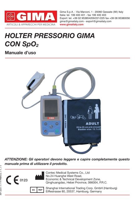 HOLTER PRESSORIO GIMA cOn SpO2 - Doctorshop.it