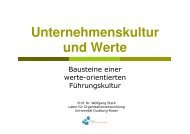 Unternehmenskultur und Werte - OrgLab