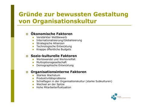 Unternehmenskultur und Werte - OrgLab