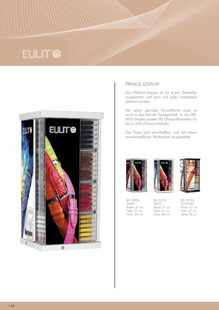 Eulit Uhrbandkatalog 2014 / 2015