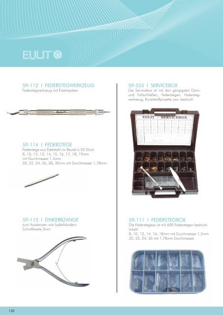 Eulit Uhrbandkatalog 2014 / 2015