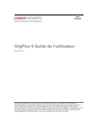 OrgPlus 6 Guide de l'utilisateur