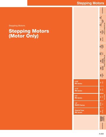 Stepping Motors (Motor Only) - Oriental Motor