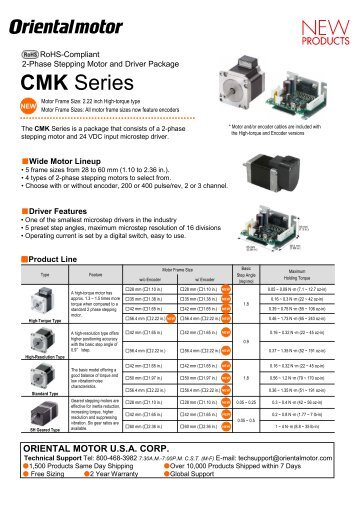 CMK Series - Oriental Motor