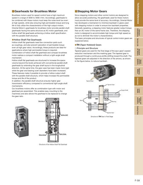 Product Reference - Oriental Motor