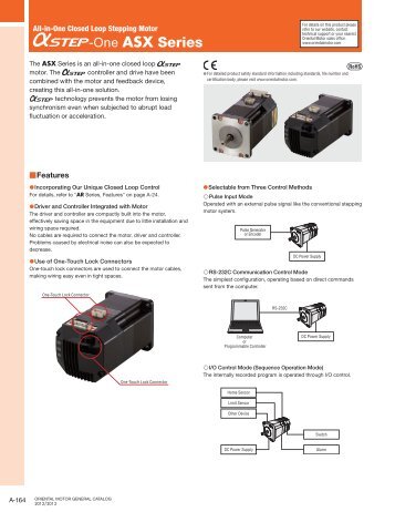 ASX Series Product Catalog (DC Input) - Oriental Motor