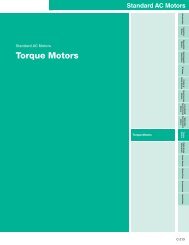 Torque Motors - Oriental Motor