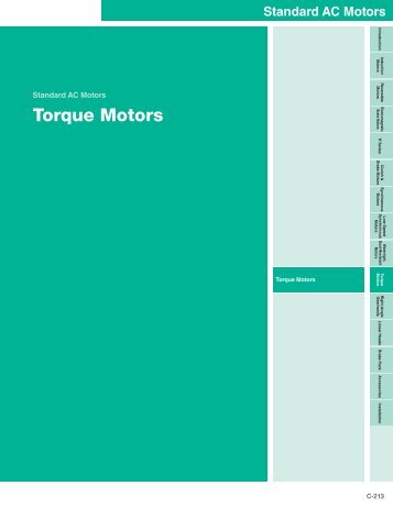 Torque Motors - Oriental Motor