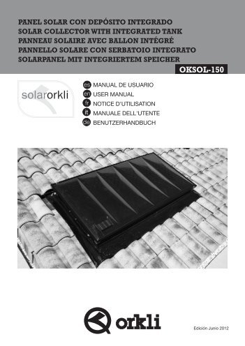 Manual de usuario del Sistema Solar OKSOL-150 - Orkli