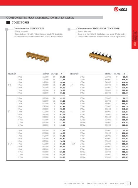 Catalogo tarifa 2013_ESP - Orkli