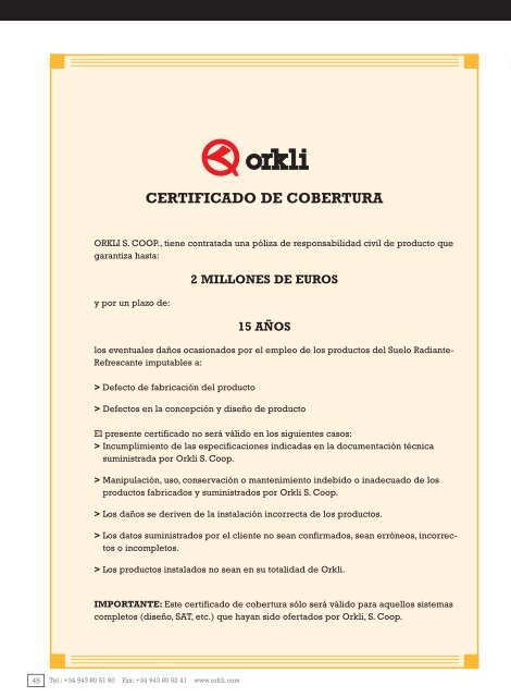 productos de Orkli