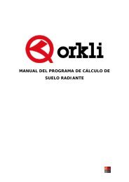 manual del programa de cÃ¡lculo de suelo radiante - Orkli