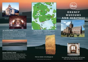 Orkney Museums and Heritage Leaflet - Orkney Islands Council