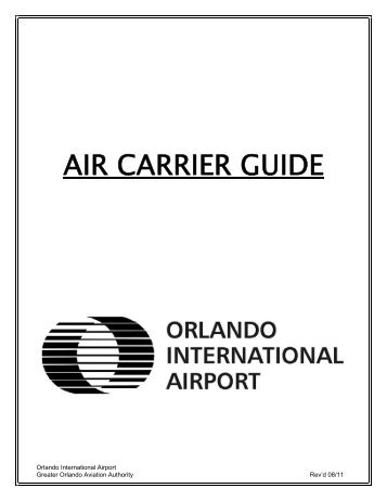 Air Carrier Guide - Orlando International Airport