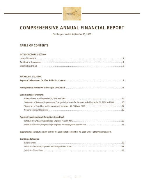 comprehensive annual financial report - Orlando International Airport