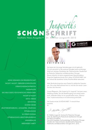 Schönschrift 2013 by Dr. Walther Jungwirth