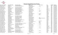 Orlando Health Physician Roster