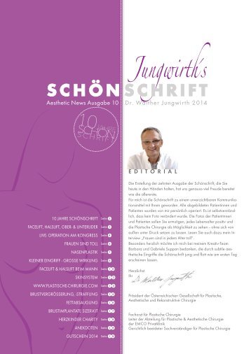 Schönschrift 2014 by Dr. Walther Jungwirth