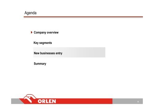 ORLEN Capital Group – company overview - PKN Orlen