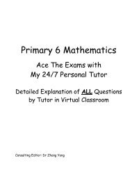 Primary 6 Mathematics - Orlesson.com