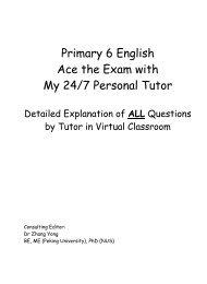 Primary 6 English Ace the Exam with My 24/7 ... - Orlesson.com