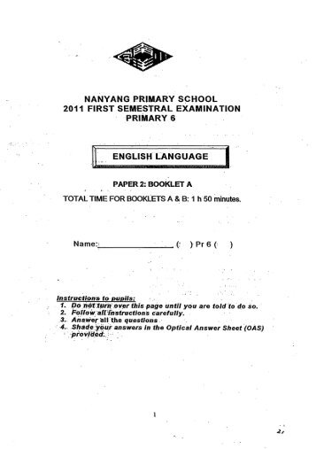 PRIMARY 6 - Orlesson.org