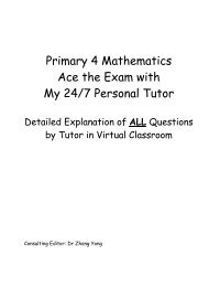 Primary 4 Mathematics Ace the Exam with My 24/7 ... - Orlesson.com