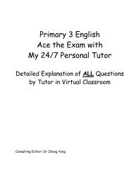 Primary 3 English Ace the Exam with My 24/7 ... - Orlesson.com