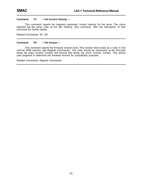 LAC-1 single axis controller manual