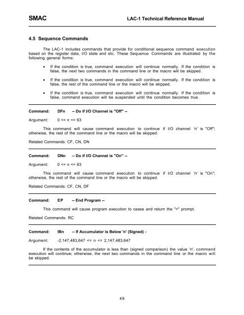 LAC-1 single axis controller manual