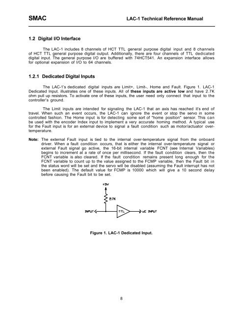 LAC-1 single axis controller manual