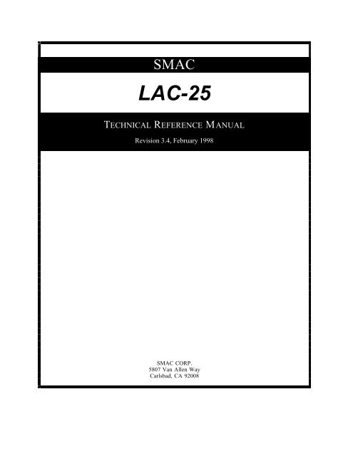 LAC-25 dual axis controller manual (346kB PDF).