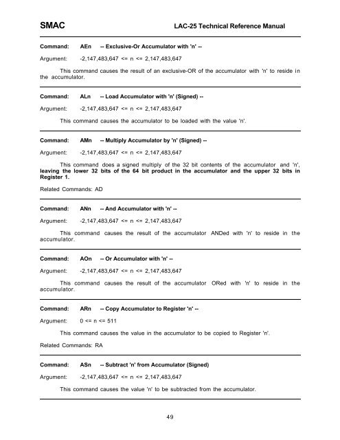 LAC-25 dual axis controller manual (346kB PDF).