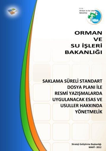 saklama sÃ¼reli standart dosya planÄ± ile resmi yazÄ±Åmalarda ...