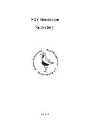 Einladung und Programm - NiedersÃ¤chsische Ornithologische ...