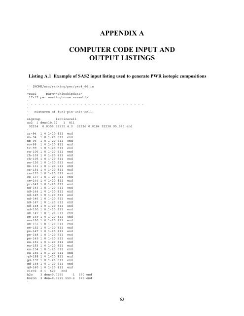 nureg/cr-6700 - Oak Ridge National Laboratory