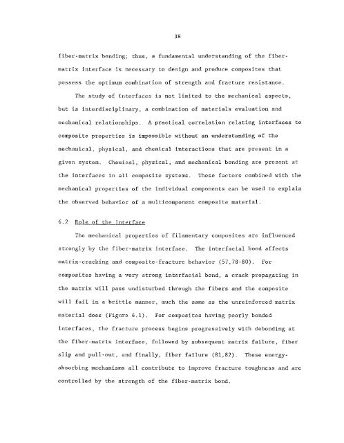 Characterization and control of the fiber-matrix interface in ceramic ...