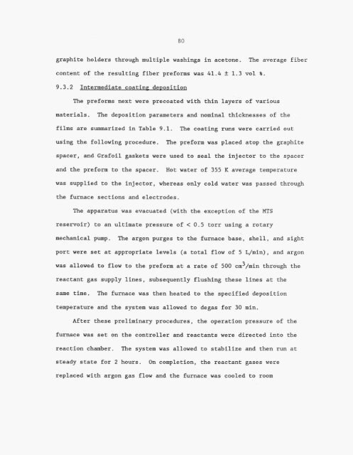 Characterization and control of the fiber-matrix interface in ceramic ...