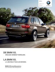 De BMW X5. lA BMW X5. - BMW België