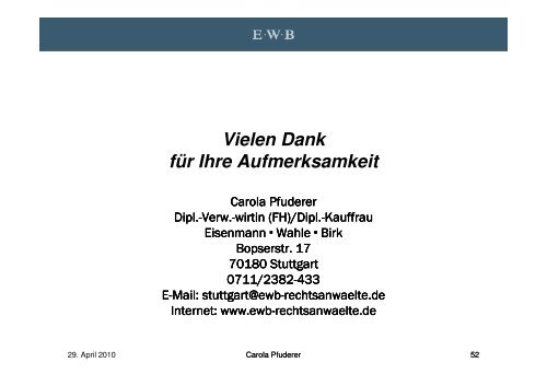 2 S 2938/08 - Eisenmann Wahle Birk . Rechtsanwälte . Stuttgart ...