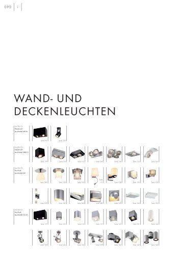 WAND- UND DECKENLEUCHTEN - elektro