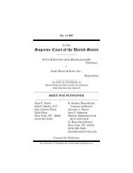 Supap Kirtsaeng v. John Wiley & Sons, Inc., Final Merits Brief