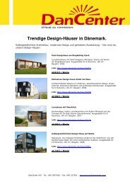 Trendige Design-Häuser in Dänemark. - Dancenter