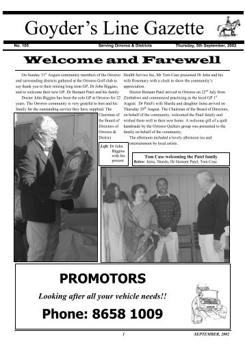 GLG September 2002 - District Council of Orroroo Carrieton