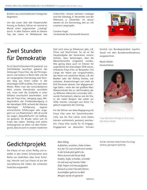 Elterninfo: November 2012 [pdf] - Otto-Rommel-Realschule