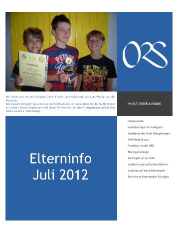 Elterninfo: Juli 2012 [pdf] - Otto-Rommel-Realschule