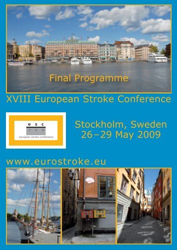 XVIII European Stroke Conference www.eurostroke.eu ... - Archive