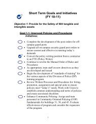 DP Short Term Goal Checklist - ORS