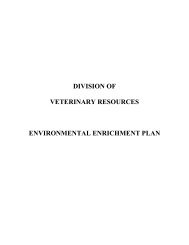DVR Environmental Enrichment Plan 2009 - ORS - National ...